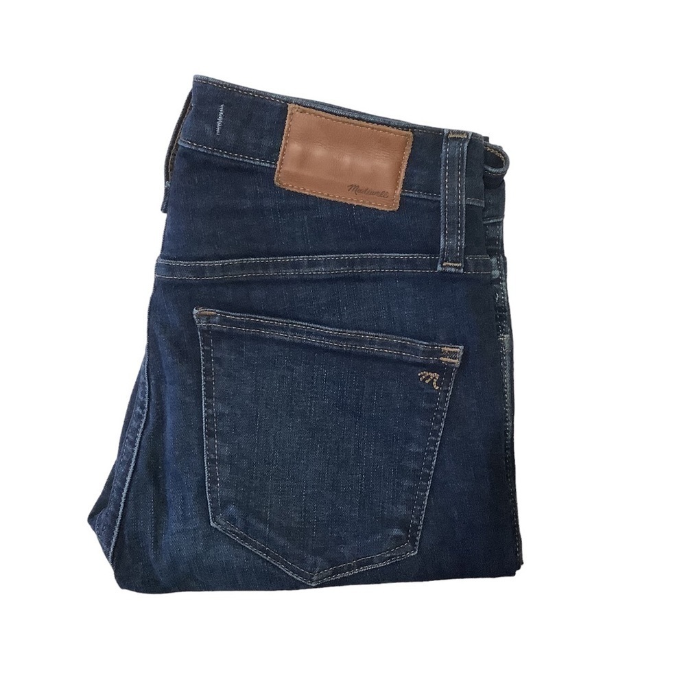 MADEWELL 10" High Rise Skinny Jeans Dark Indigo Denim Size 26